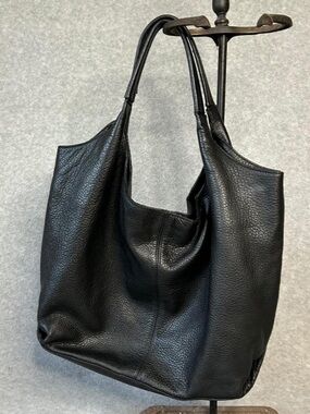 White House Black Market Leather Tote